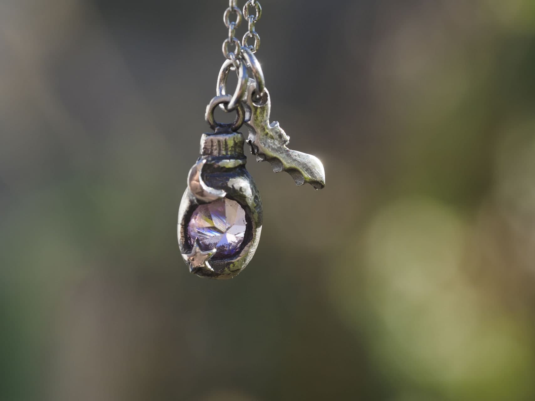 Zauberfläschchen aus Silber, A218