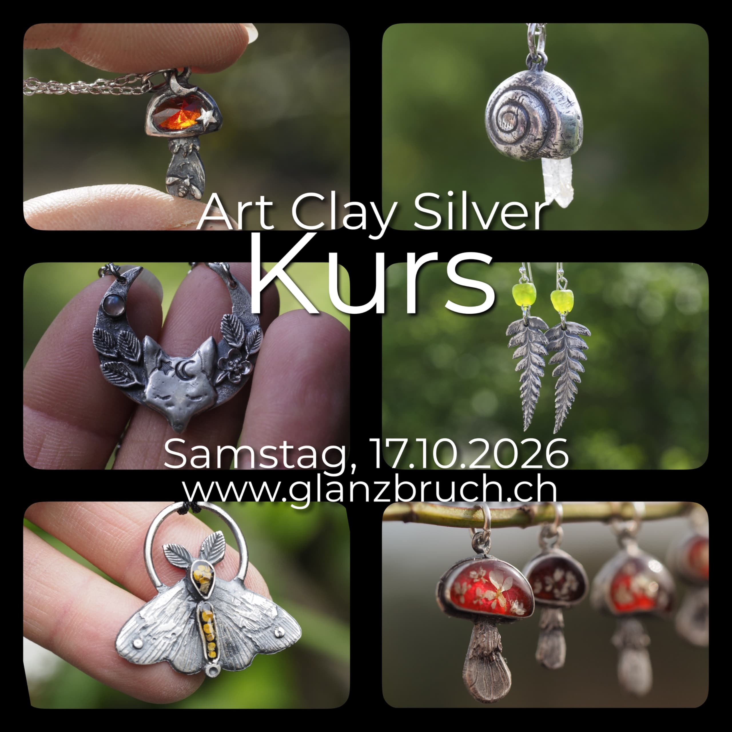 Art Clay Silver und UV -Resin, 17.11.2026, 10.00-16.00 Uhr